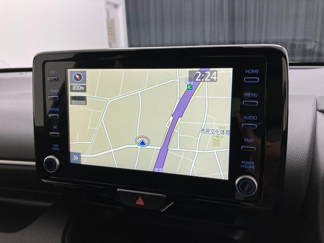 ヤリス ハイブリッドＺ　トヨタセーフティセンス　レーダークルーズコントロール　ディスプレイオーディオナビ　ＬＥＤヘッドライト　キーレスエントリー　ＥＴＣ　バックモニター　シートヒーター　ステアリングヒーター　ミラー型ドラレコ（6枚目）