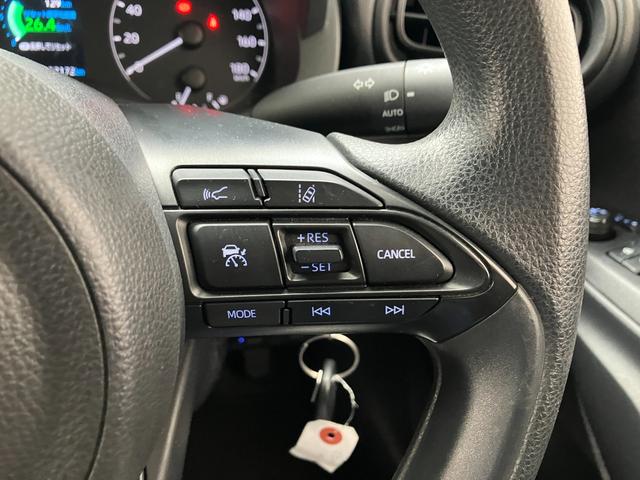 ヤリス ハイブリッドＸ　トヨタセーフティセンス　ディスプレイオーディオナビ　Ｂｌｕｅｔｏｏｔｈ接続　レーダークルーズコントロール　キーレスエントリー　ＥＴＣ　オートエアコン　１年間走行距離無制限保証（14枚目）