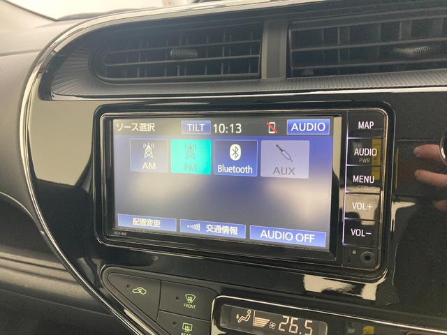 アクア L トヨタセーフティセンス 純正メモリーナビ AUX/Bluetooth接続 ETC バックモニター キーレスエントリー 1年間走行距離無制限保証(7枚目)