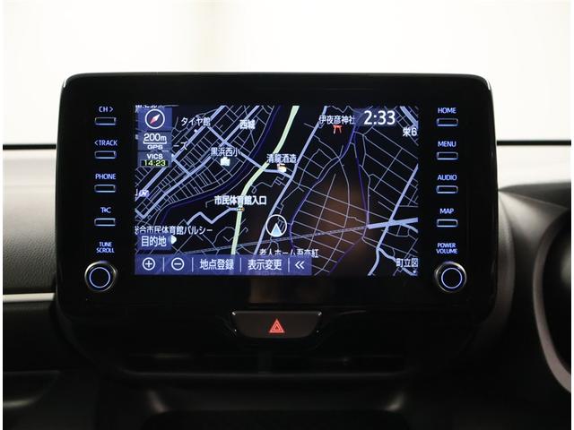 ヤリス ハイブリッドZ PCS 整備記録簿 Bカメラ ドラレコ付 ナビ付 LEDランプ スマキー ETC付き メディアプレイヤー接続 VSC パワステ クルコン カーテンエアバック キーフリー ABS イモビ エアコン(8枚目)