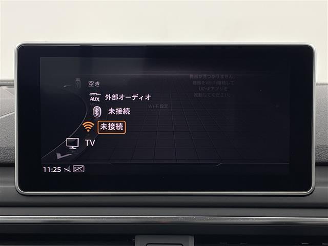 Ａ４ ４５ＴＦＳＩクワトロスポーツ　純正ナビ　フルセグ　全周囲モニター　スマートキー　ＥＴＣ　ＬＥＤ　ハーフレザー　シートヒーター　純正１７アルミ　前席パワーシート（9枚目）