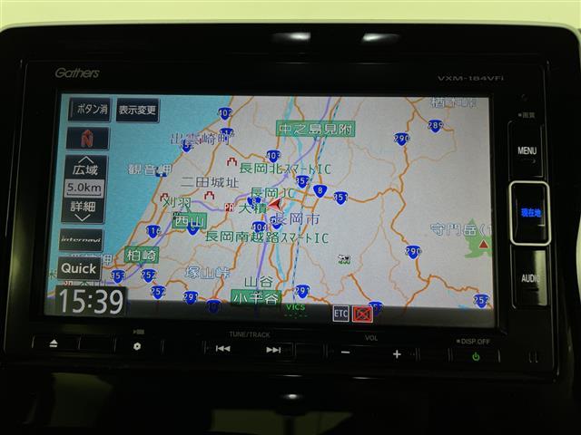 N-BOXカスタム G・Lターボホンダセンシング 純正メモリナビ バックモニター ETC 両側パワースライドドア ハーフレザーシート フルセグTV Bluetooth接続 パドルシフト 衝突被害軽減ブレーキ(6枚目)