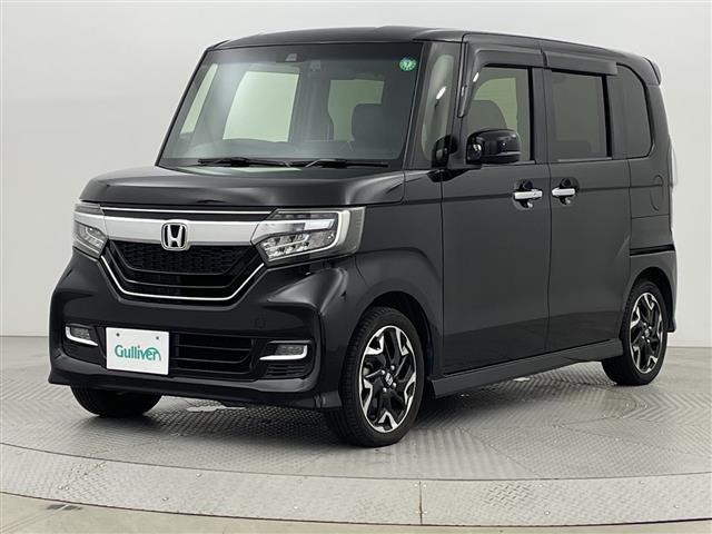N-BOXカスタム G・Lターボホンダセンシング 純正メモリナビ バックモニター ETC 両側パワースライドドア ハーフレザーシート フルセグTV Bluetooth接続 パドルシフト 衝突被害軽減ブレーキ(29枚目)