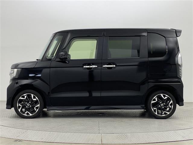 N-BOXカスタム G・Lターボホンダセンシング 純正メモリナビ バックモニター ETC 両側パワースライドドア ハーフレザーシート フルセグTV Bluetooth接続 パドルシフト 衝突被害軽減ブレーキ(30枚目)
