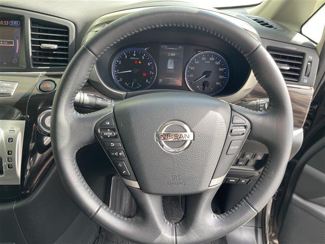 エルグランド 250ハイウェイスターS 純正ナビ フリップダウンモニター 全方位カメラ 両側パワースライドドア クルーズコントロール バックカメラ 電動リアゲート コーナーセンサー 純正アルミホイール LEDヘッドライト リアオートエアコン(42枚目)