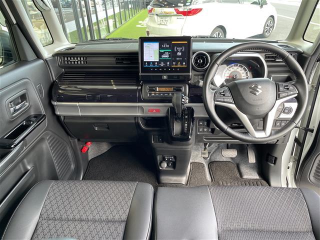 スペーシアカスタム ハイブリッドXS スズキサポート 純正10型ディズプレイオーディオナビ 全方位カメラ 両側パワースライドドア ハーフレザーシート レーダークルーズコントロール シートヒーター バックカメラ ヘッドアップディスプレイ(2枚目)