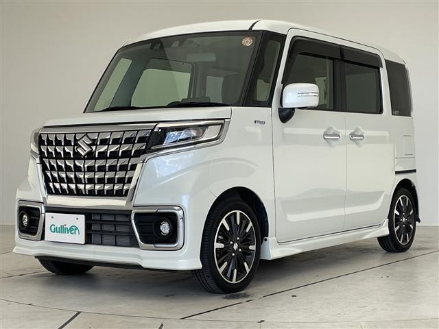 スペーシアカスタム ハイブリッドXS スズキサポート 純正10型ディズプレイオーディオナビ 全方位カメラ 両側パワースライドドア ハーフレザーシート レーダークルーズコントロール シートヒーター バックカメラ ヘッドアップディスプレイ(77枚目)