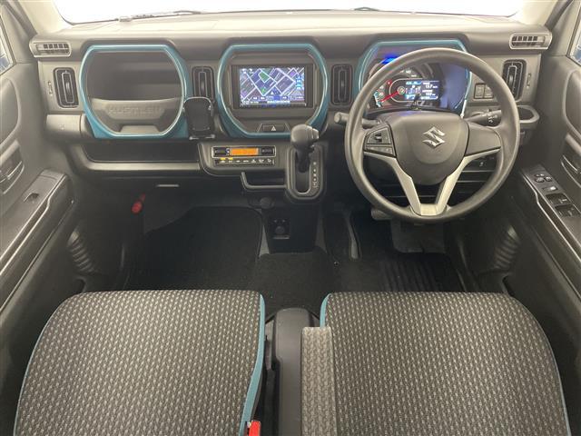 ハスラー ハイブリッドＧ　ＳＤナビ　シートヒーター　バックカメラ　純正アルミホイール　ＬＥＤヘッドライト　レーンキープアシスト　オートマチックハイビーム　ドライブレコーダー　ＥＴＣ　衝突軽減システム　フルセグ　ＣＤ　ＤＶＤ（2枚目）