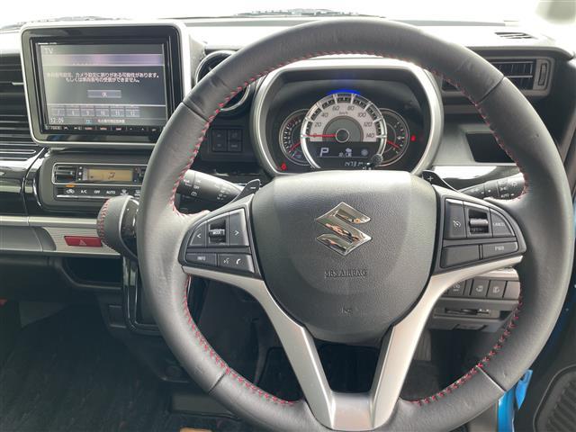 スペーシアカスタム ハイブリッドXSターボ スズキセーフティサポート 純正8型ナビ 全方位カメラ 両側パワースライドドア クルーズコントロール シートヒーター バックカメラ ヘッドアップディスプレイ コーナーセンサー 純正アルミホイール(42枚目)