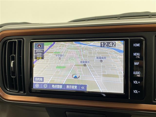 パッソ モーダ チャーム スマートアシストII 純正ナビ 全方位カメラ シートヒーター コーナーセンサー 純正アルミホイール ETC2.0 LEDヘッドライト レーンキープアシスト オートマチックハイビーム ドライブレコーダー(3枚目)