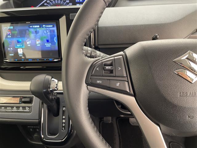 ソリオ ハイブリッドＭＺ　スズキセーフティサポート　８型ナビ　両側パワースライドドア　レーダークルーズコントロール　シートヒーター　バックカメラ　ヘッドアップディスプレイ　コーナーセンサー　純正アルミホイール　ＥＴＣ　ＬＥＤ（22枚目）