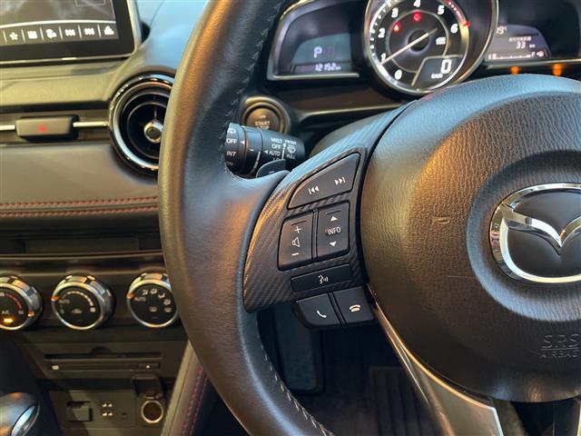 デミオ ＸＤツーリング　セーフティパッケージ　純正ナビ　バックカメラ　純正ＡＷ　ブラインドスポット　ＬＥＤヘッド　パドルシフト　レーンキープ　オートハイビーム　ドラレコ　衝突軽減　フルセグＴＶ　ＣＤ　ＤＶＤ　ＢＴ　スマートキ（22枚目）