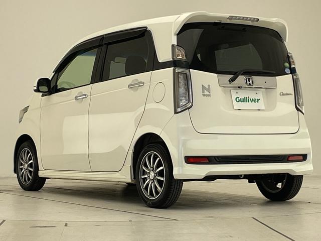 Ｎ－ＷＧＮカスタム Ｇ・ターボパッケージ　衝突軽減システム　純正ナビ　ハーフレザー　クルーズコントロール　ワンセグＴＶ　ＣＤ　ＤＶＤ　Ｂｌｕｅｔｏｏｔｈ　バックカメラ　純正アルミホイール　ＬＥＤヘッドライト　パドルシフト　ＥＴＣ　スマートキー（60枚目）