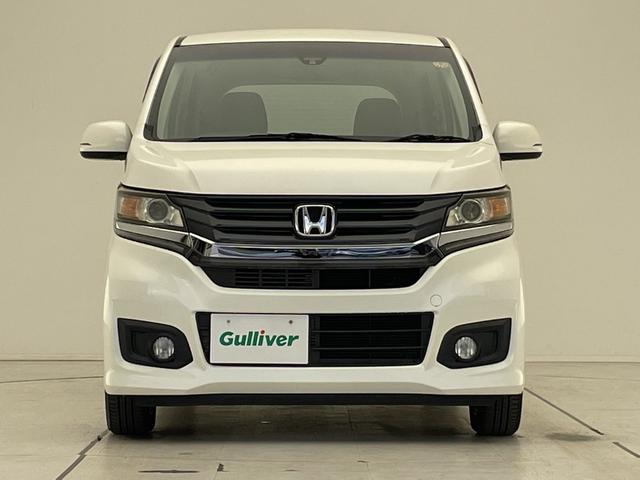 Ｎ－ＷＧＮカスタム Ｇ・ターボパッケージ　衝突軽減システム　純正ナビ　ハーフレザー　クルーズコントロール　ワンセグＴＶ　ＣＤ　ＤＶＤ　Ｂｌｕｅｔｏｏｔｈ　バックカメラ　純正アルミホイール　ＬＥＤヘッドライト　パドルシフト　ＥＴＣ　スマートキー（64枚目）