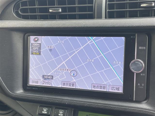 アクア Ｇ　純正ナビ　バックカメラ　純正１５インチアルミホイール　スマートキー　キーレス　電動格納式ドアミラー　ＥＴＣ　Ｂｌｕｅｔｏｏｔｈ　盗難防止装置　ＣＤ／ＤＶＤ再生　パワーウィンドウ　パワーステアリング（3枚目）