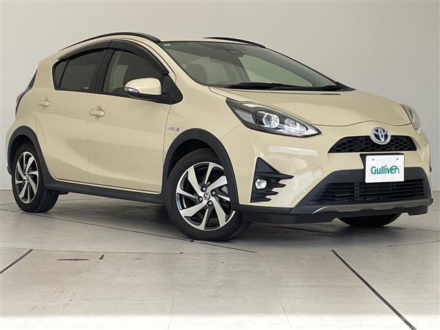 アクア クロスオーバー　純正ナビ　バックカメラ　コーナーセンサー　純正アルミホイール　ＬＥＤヘッドライト　レーンキープアシスト　オートマチックハイビーム　ドライブレコーダー　衝突軽減システム　フルセグ　スマートキー（35枚目）