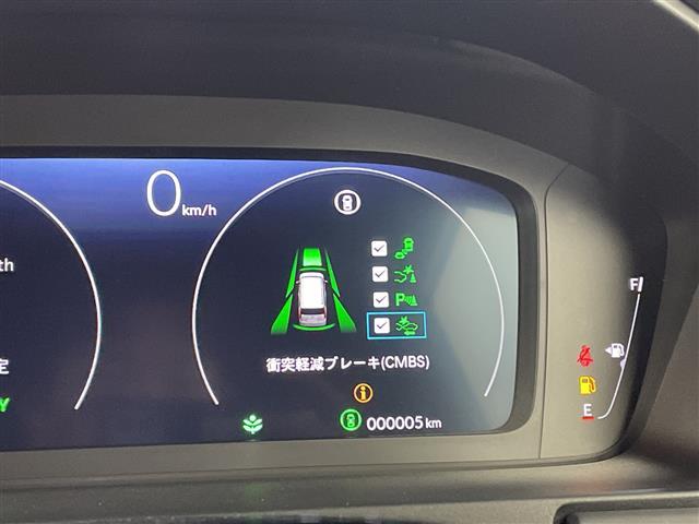 ステップワゴン ｅ：ＨＥＶスパーダ　登録済未使用車　ホンダセンシング　純正１１．４型ナビ　両側パワースライドドア　レーダークルーズコントロール　シートヒーター　バックカメラ　コーナーセンサー　純正アルミホイール　ブラインドスポットモニタ（6枚目）