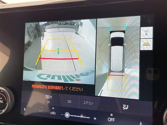 アルファードハイブリッド Ｘ　純正９型ディスプレイオーディオ　ナビ機能なし　フリップダウンモニター　全方位カメラ　三眼ＬＥＤヘッドライト　両側パワースライドドア　レーダークルーズコントロール　バックカメラ　ブラインドスポットモニタ（3枚目）