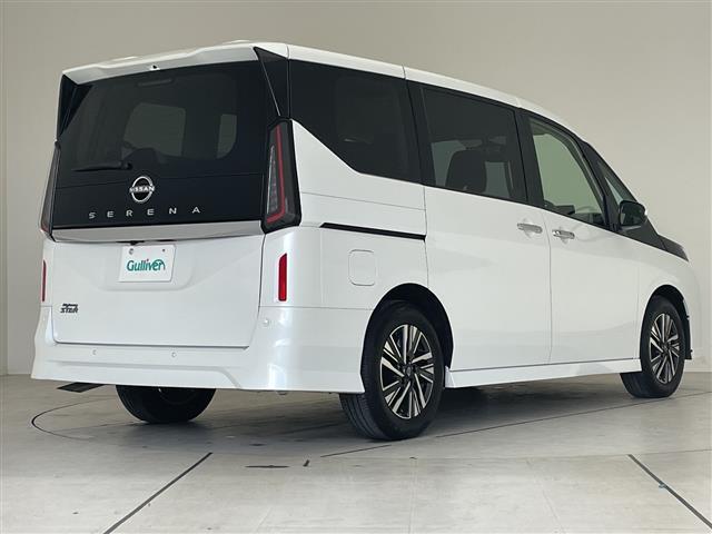 セレナ ハイウェイスターV Vセレクション プロパイロット 純正9型ナビ 全方位カメラ 両側パワースライドドア レーダークルーズコントロール バックカメラ コーナーセンサー 純正アルミホイール LEDヘッドライト パドルシフト インナーミラー(35枚目)