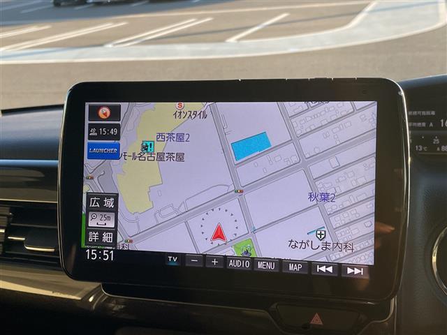 N-BOXカスタム G・Lターボホンダセンシング ホンダセンシング 9型ナビ 両側パワースライドドア レーダークルーズコントロール バックカメラ 純正アルミホイール ETC LEDヘッドライト パドルシフト レーンキープアシスト 衝突軽減システム(3枚目)