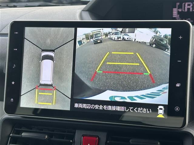 タント X 純正ナビ ブラインドスポットモニター 横滑り防止装置 盗難防止装置 衝突被害軽減システム アイドリングストップ コーナーセンサー パノラマモニター パワースライドドア 後席格納サンシェード(6枚目)