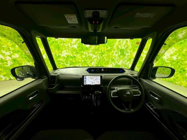 タント カスタムＸセレクション　新品タイヤ／保証書／純正　９インチ　ＳＤナビ／衝突安全装置／両側電動スライドドア／シートヒーター／パノラマモニター／車線逸脱防止支援システム／シート　ハーフレザー　衝突被害軽減システム　全周囲カメラ（4枚目）