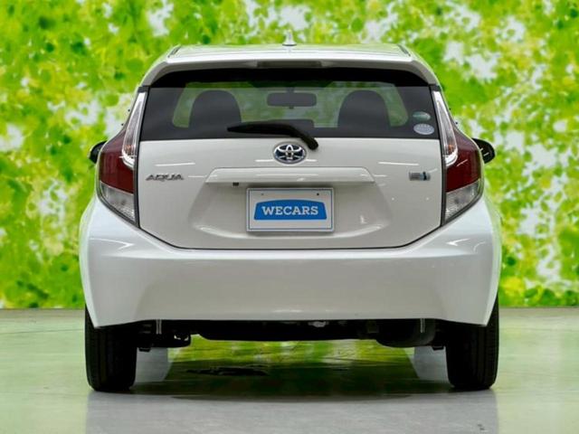 アクア Ｇ　保証書／社外　ＳＤナビ／パーキングアシスト　バックガイド／ヘッドランプ　ＬＥＤ／ＥＴＣ／ＥＢＤ付ＡＢＳ／横滑り防止装置／アイドリングストップ／クルーズコントロール／バックモニター　バックカメラ　記録簿（44枚目）