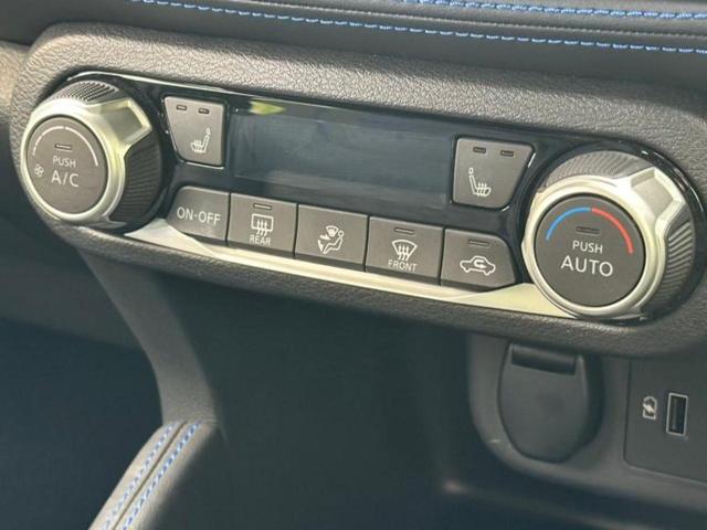 キックス オーテック　新品タイヤ／保証書／社外　９インチ　ＳＤナビ／インテリジェントルームミラー／衝突安全装置／シートヒーター／全方位モニター／車線逸脱防止支援システム／シート　合皮／プロパイロット　衝突被害軽減システム（12枚目）