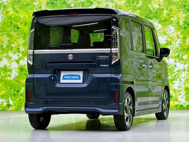 スペーシアカスタム ハイブリッドXSターボ 保証書/純正 9インチ メモリーナビ/セーフティサポート(スズキ)/両側電動スライドドア/シートヒーター 前席/全方位モニター/車線逸脱防止支援システム/シート ハーフレザー ターボ 全周囲カメラ(3枚目)