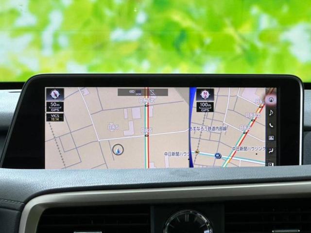 ＲＸ ４ＷＤ　ＲＸ４５０ｈ　Ｆスポーツ　新品タイヤ／サンルーフ／純正　ＳＤナビ／衝突安全装置／シートヒーター／車線逸脱防止支援システム／シート　フルレザー／電動バックドア／ヘッドランプ　ＬＥＤ／ＥＴＣ／ＥＢＤ付ＡＢＳ／横滑り防止装置　４ＷＤ（9枚目）