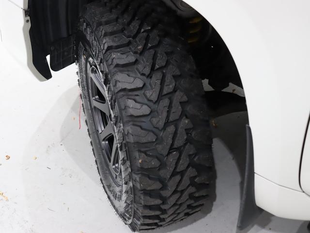 ランドクルーザープラド TX 【メッキ部マットブラック】【7人乗り】パールホワイト リフトアップ ウェッズアルミホイール ウッドコンビステアリング シフトノブ 新品シートカバー フロントカメラ 前後モデリスタ(44枚目)