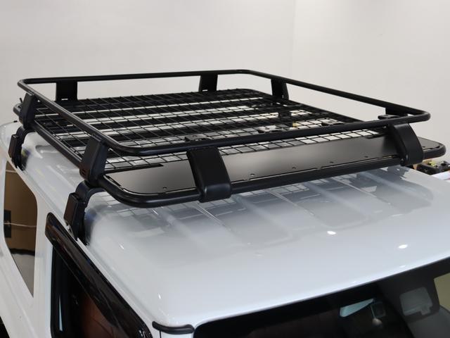 ジムニー XL リフトアップジオランダータイヤ LEDテールランプブラウン調シートカバー ステアリング ルーフラック リアラダー プッシュスタート シートヒーター マニュアル車両 ホワイト メモリーナビ(22枚目)