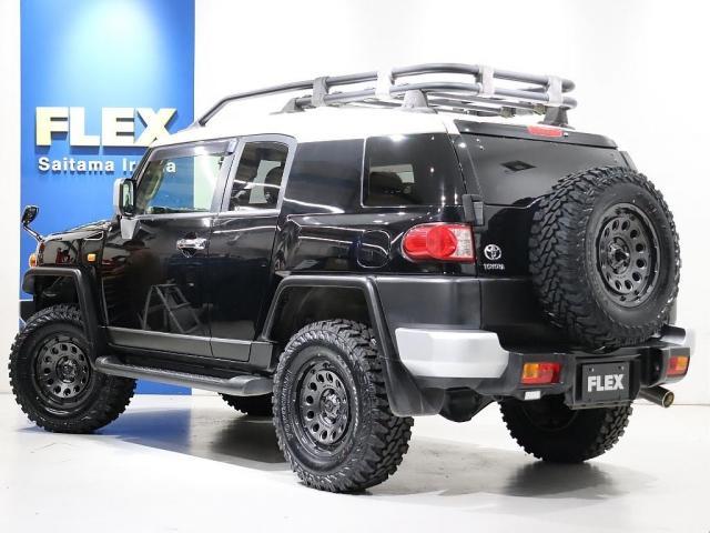 FJクルーザー カラーパッケージ 新品タイヤホイール 新品2インチアップ バックランプ移設 背面ブラケット アルパインディスプレイオーディオ ルーフラック サイドバイザー クルーズコントロール ETC リアフォグランプ リアワイパー(56枚目)