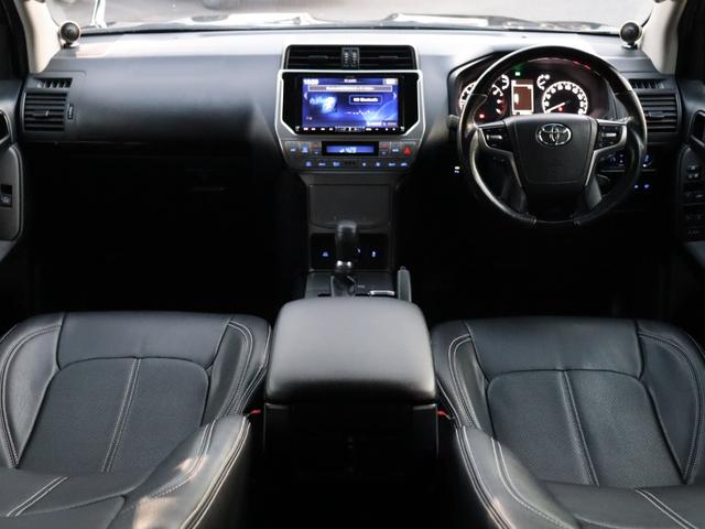 ランドクルーザープラド ＴＸ　ワンオーナー　リフトアップ　サンルーフ　プッシュスタート　ルーフレール　クルーズコントロール　ルーフボックス　ＡＬＰＩＮＥ　９インチナビ　バックカメラ　アルミホイール　オーバーフェンダー（46枚目）