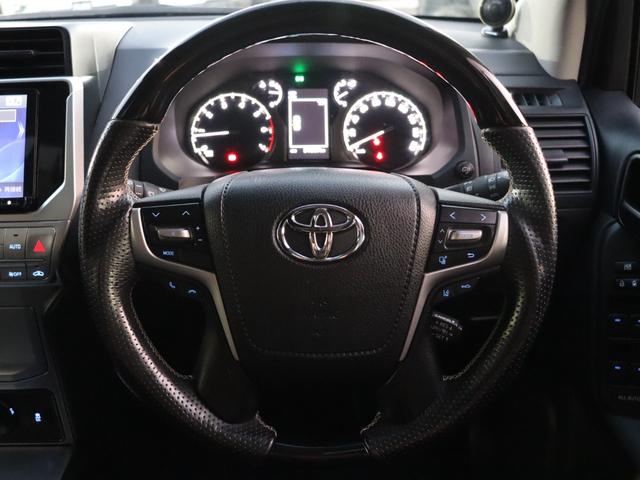 ランドクルーザープラド ＴＸ　ワンオーナー　リフトアップ　サンルーフ　プッシュスタート　ルーフレール　クルーズコントロール　ルーフボックス　ＡＬＰＩＮＥ　９インチナビ　バックカメラ　アルミホイール　オーバーフェンダー（50枚目）