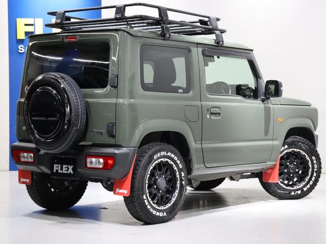 ジムニー XC 【下取直販】ジャングルグリーン マッドバーン16インチアルミホイール ヨコハマATタイヤ ケンウッド9インチナビ バックカメラ 前後ドラレコ 社外ドリンクホルダー サイドバー ETC(66枚目)