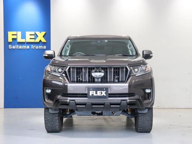 ランドクルーザープラド ＴＸ　マルチテレインモニター　オールペイント　グラファイトメタリック　新品シートカバー　サンルーフ　オーバーフェンダー　ＲＡＹＳ１７インチアルミホイール　ガナドールマフラー　ＡＬＰＩＮＥドラレコ（28枚目）