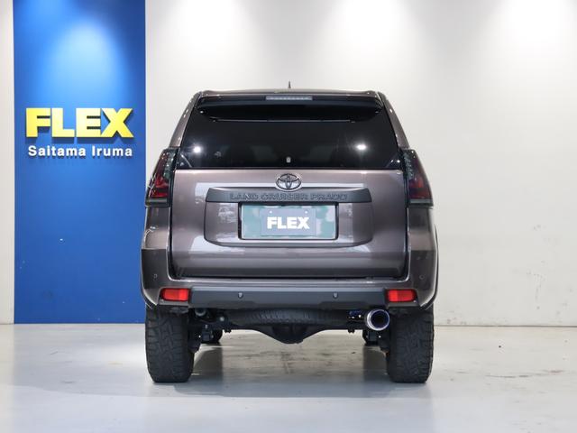 ランドクルーザープラド ＴＸ　マルチテレインモニター　オールペイント　グラファイトメタリック　新品シートカバー　サンルーフ　オーバーフェンダー　ＲＡＹＳ１７インチアルミホイール　ガナドールマフラー　ＡＬＰＩＮＥドラレコ（29枚目）