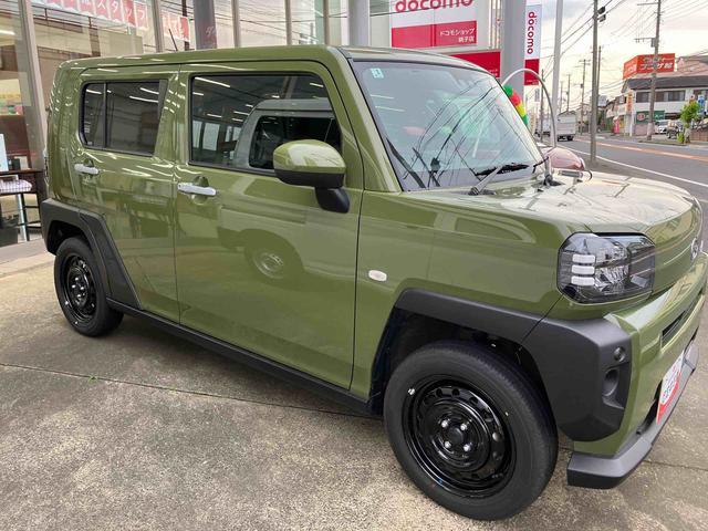 タフト Ｘ　ガラスルーフ　ＬＥＤヘッドライト　バックカメラ　電動パーキングブレーキ　オートライト　プッシュボタンスターター　オート格納式ドアミラー　衝突被害軽減ブレーキ　コーナーセンサー（10枚目）