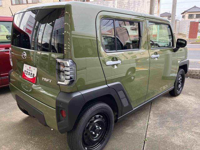 タフト Ｘ　ガラスルーフ　ＬＥＤヘッドライト　バックカメラ　電動パーキングブレーキ　オートライト　プッシュボタンスターター　オート格納式ドアミラー　衝突被害軽減ブレーキ　コーナーセンサー（11枚目）