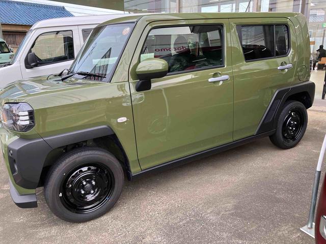 タフト Ｘ　ガラスルーフ　ＬＥＤヘッドライト　バックカメラ　電動パーキングブレーキ　オートライト　プッシュボタンスターター　オート格納式ドアミラー　衝突被害軽減ブレーキ　コーナーセンサー（14枚目）