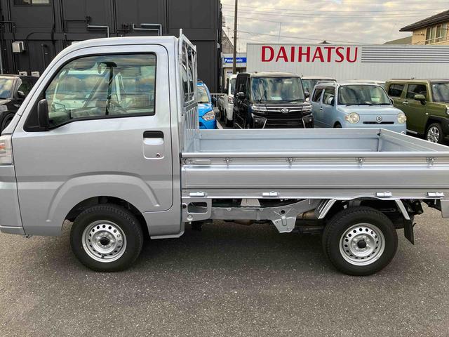 ハイゼットトラック スタンダード　農用スペシャル　電子制御式４ＷＤ　荷台ＬＥＤライト　リヤ４枚リーフスプリング　スーパーデフロック　衝突被害軽減ブレーキ　コーナーセンサー　スピーカー一体型ＡＭ／ＦＭラジオ　エアコン　パワステ（8枚目）