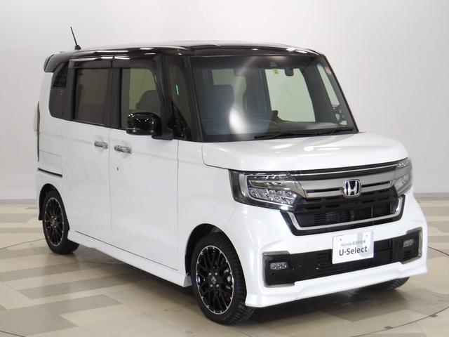 N-BOXカスタム Lターボ 禁煙/ワンオーナー/サポカー/渋滞追従/2トーンカラー/特別仕様車コーディネートスタイル/左右シートヒーター/純正9インチナビ&リヤカメラ&前後ドラレコ/Bluetooth/ETC 地デジチューナー(2枚目)