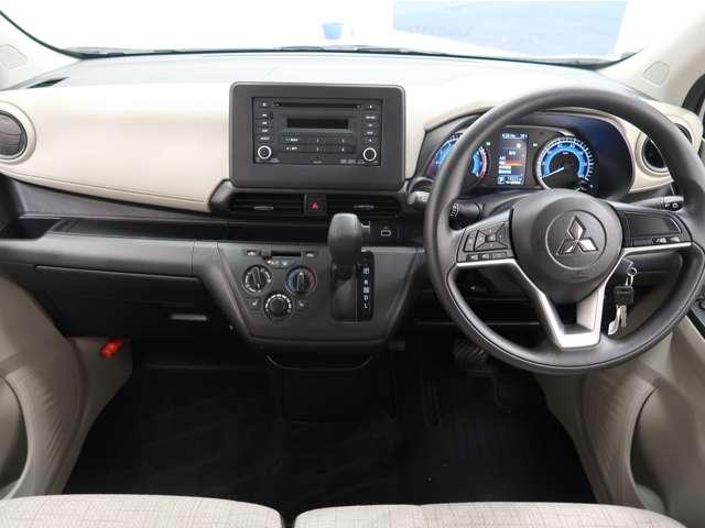 eKワゴン M ☆禁煙☆社有車UP☆誤発進抑制機能☆シ-トヒ-タ-☆衝突被害軽減ブレ-キ☆障害物センサ-☆車線逸脱警報☆横滑り防止☆ワンオ-ナ-☆オートハイビーム☆ベンチシート☆ETC☆アイドリングストップ☆盗難防止(5枚目)