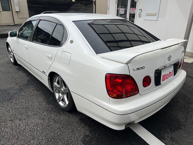 アリスト  純正ナビ サンルーフ 黒革シート ETC オートクルーズコントロール 車高調 純正サス有 純正アルミホイール 電動パワーシート キーレスキー(7枚目)