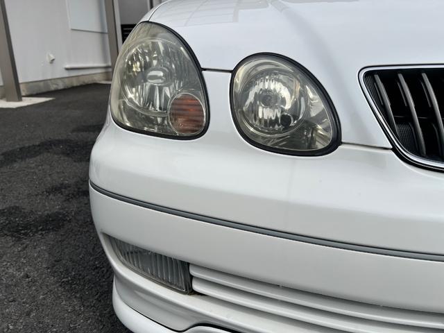 アリスト  純正ナビ サンルーフ 黒革シート ETC オートクルーズコントロール 車高調 純正サス有 純正アルミホイール 電動パワーシート キーレスキー(9枚目)