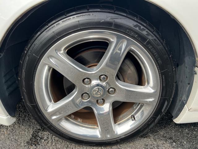 アリスト  純正ナビ サンルーフ 黒革シート ETC オートクルーズコントロール 車高調 純正サス有 純正アルミホイール 電動パワーシート キーレスキー(11枚目)