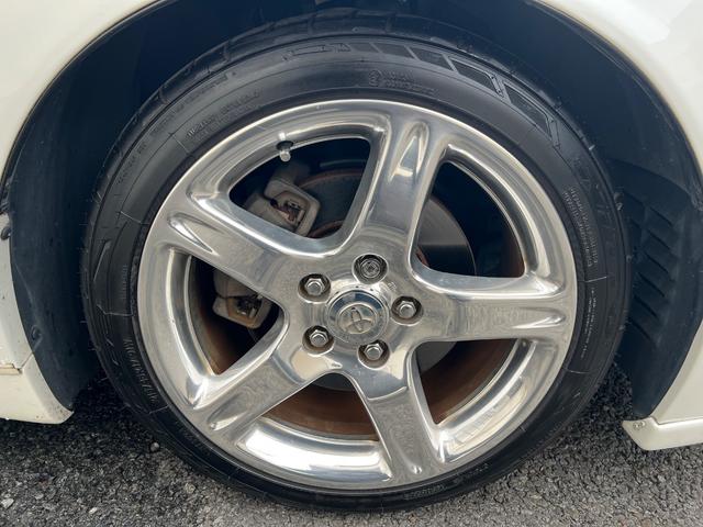 アリスト  純正ナビ サンルーフ 黒革シート ETC オートクルーズコントロール 車高調 純正サス有 純正アルミホイール 電動パワーシート キーレスキー(14枚目)