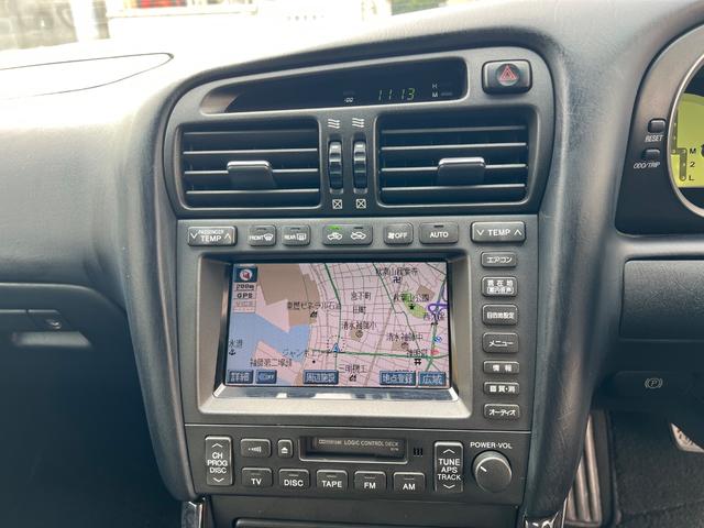 アリスト  純正ナビ サンルーフ 黒革シート ETC オートクルーズコントロール 車高調 純正サス有 純正アルミホイール 電動パワーシート キーレスキー(21枚目)