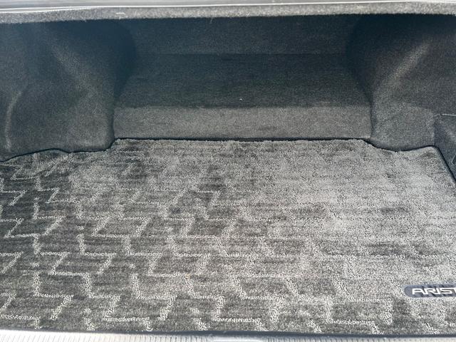 アリスト  純正ナビ サンルーフ 黒革シート ETC オートクルーズコントロール 車高調 純正サス有 純正アルミホイール 電動パワーシート キーレスキー(48枚目)